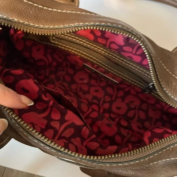 RARE Y2K Vintage Marc Jacobs Leather Barrel Bag Purse Brown - Picture 11 of 12